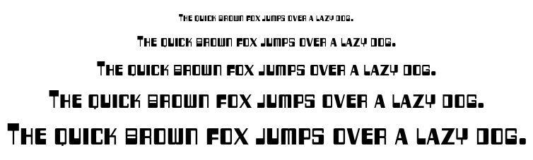 256 Bytes font