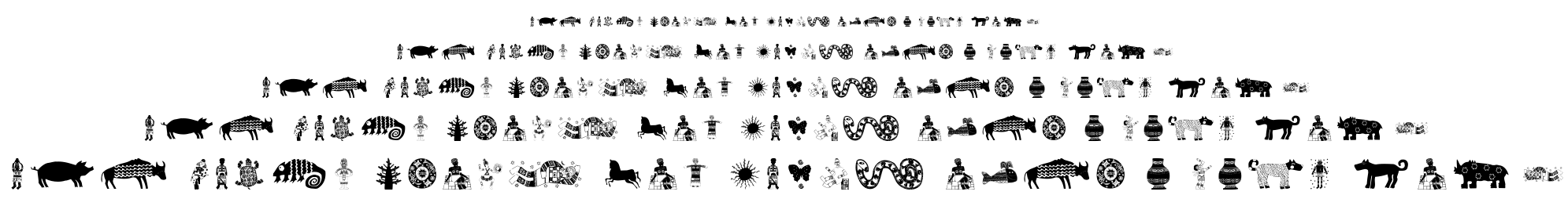 Africain font