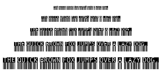 BarMKode-Inverse font