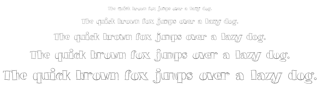Barkants font
