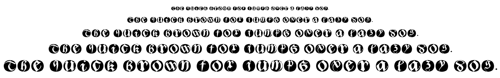 Bastarda K font
