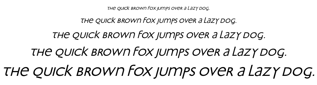 Bradbury Oblique font