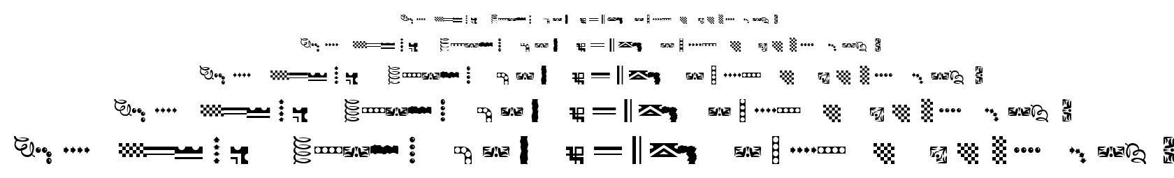 EZBorder font