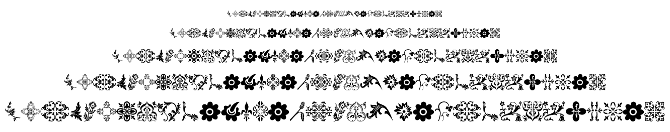 Floralia font