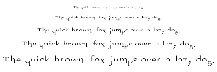 Fragmenta font