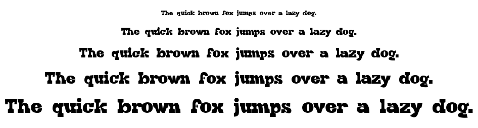 Hard Block font