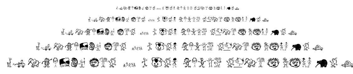 Kids Drawings font