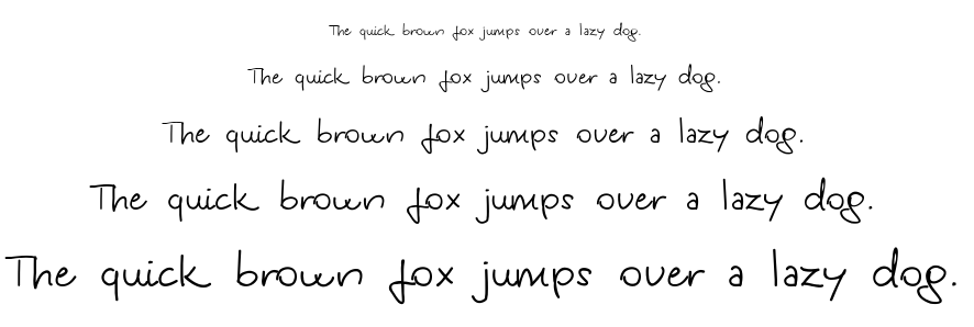 Kinga’s Handwriting font