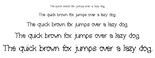 mick jagged font