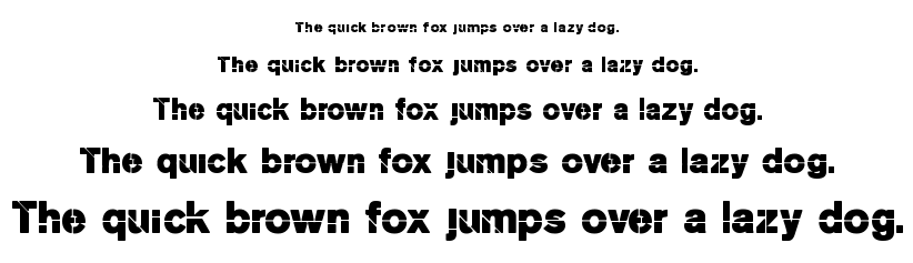 MK Stencil Sans Black font