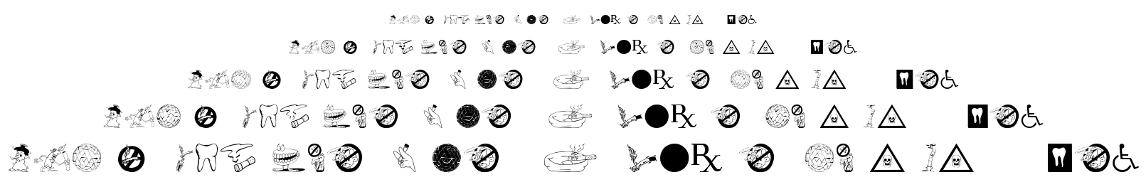 Medicobats font