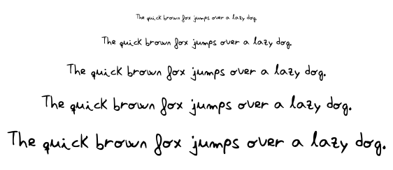 David Lozano calligraphy font