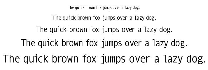 Mono Spatial font