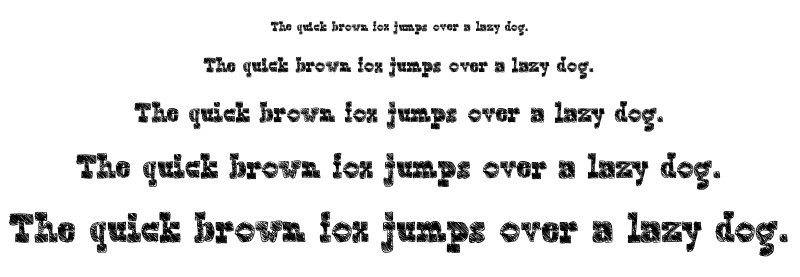 Blockography font