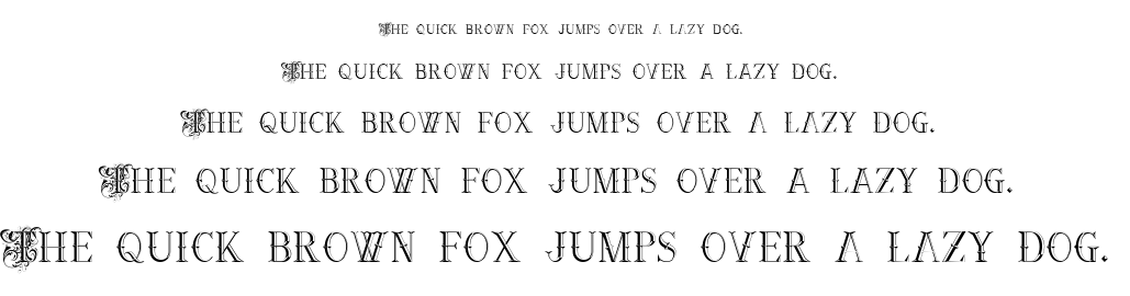 Ornamental Versals font