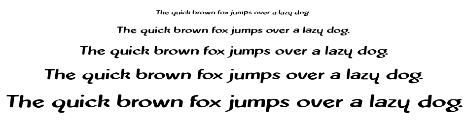 PopUp font