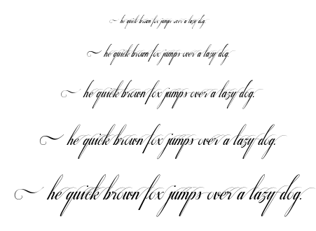Respective font