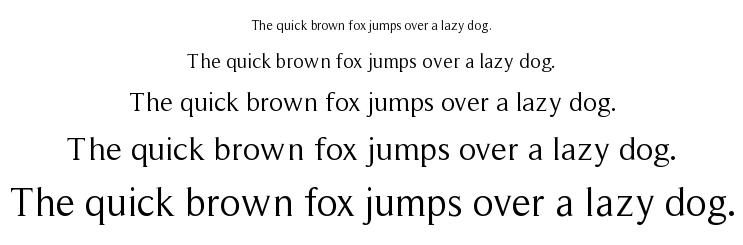 Roman Serif font