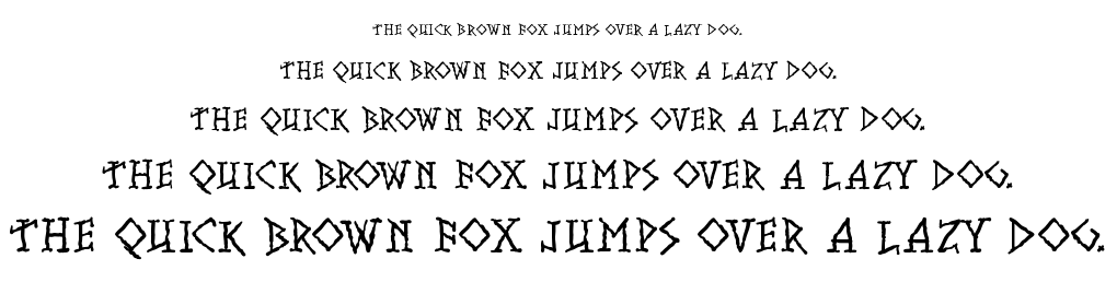Runish MK font