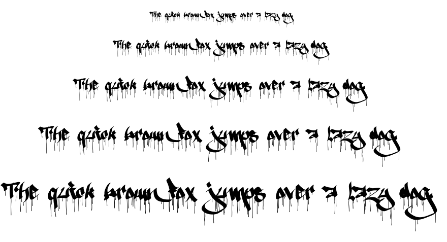 Ruthless One font
