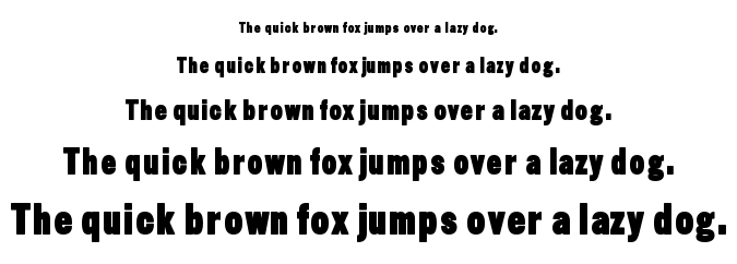 Sans Thirteen Black font