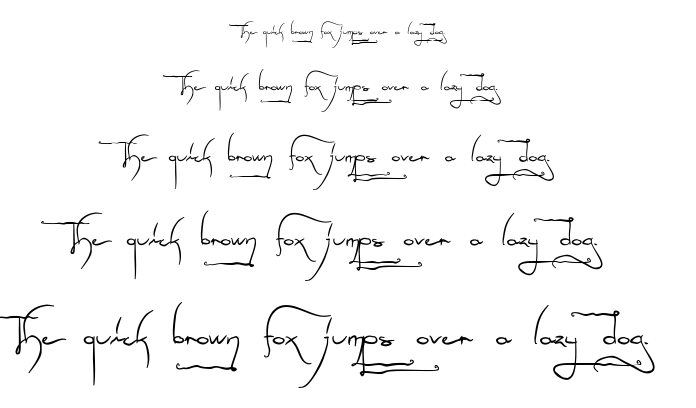 Sculptors Hand font