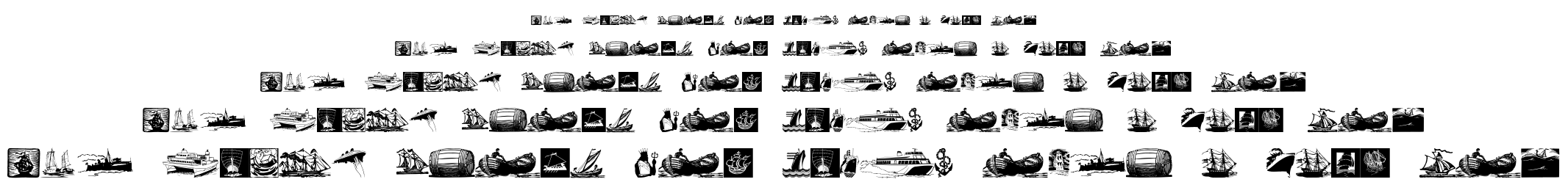 ShipsNBoats font