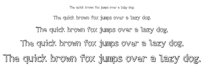 Stroke Dimension font