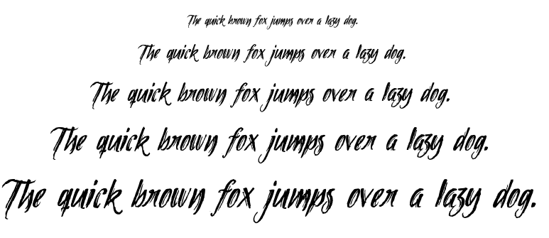 Tipbrush Script font