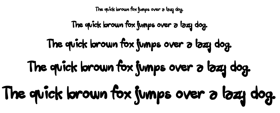 Tusch Touch font