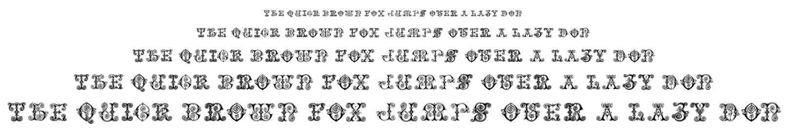 Vaticanian Initials font