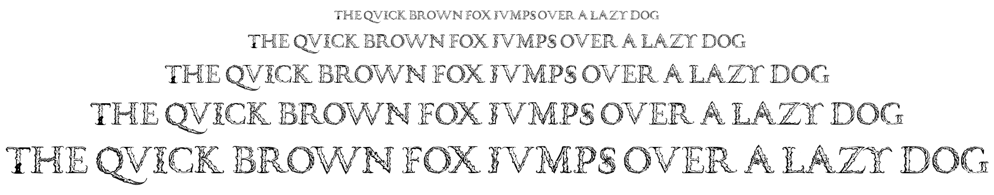 Vespasian Caps font