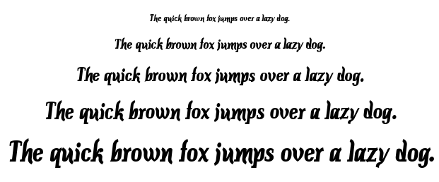 Colourbars font