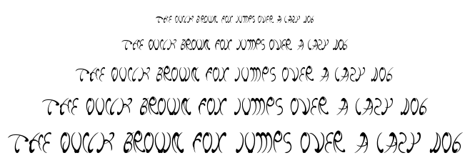 fish bone font