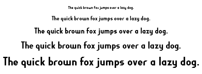 Fragile Bombers font