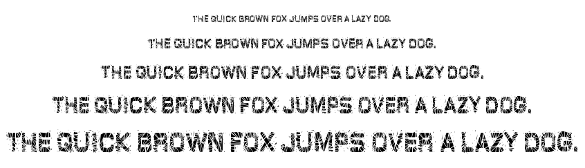 GlazKrak font