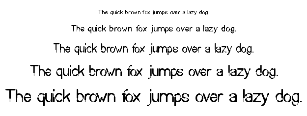sausage font