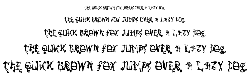 So Run Down font