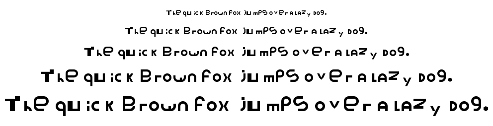 ThickThin font