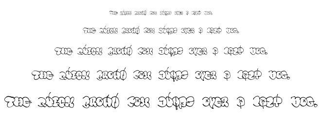 Throwupz font