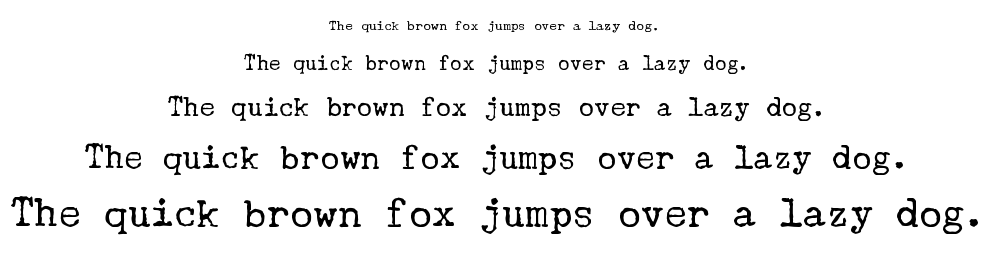 Underwood Champion font