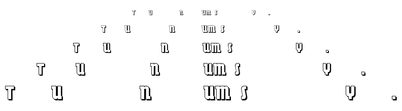 DANCING DONUTS font