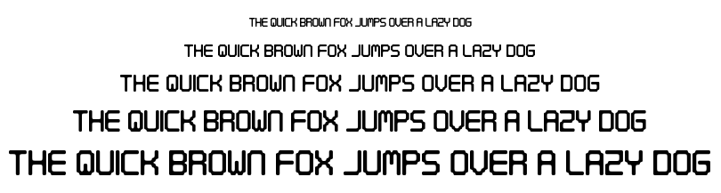 Digital tech font
