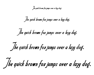 Little Rickey NF font