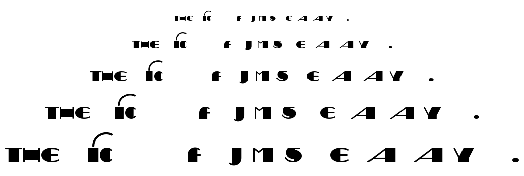 Sesquipedalian font