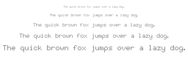 JD LCD Rounded font