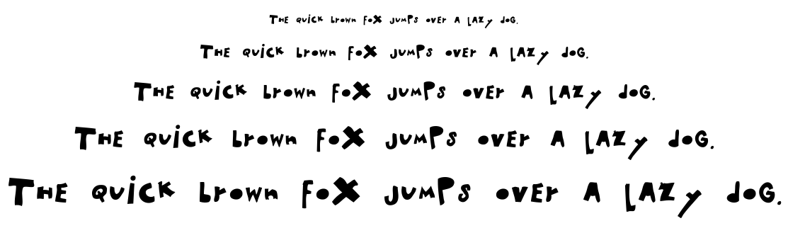 woodcutter MMXII font