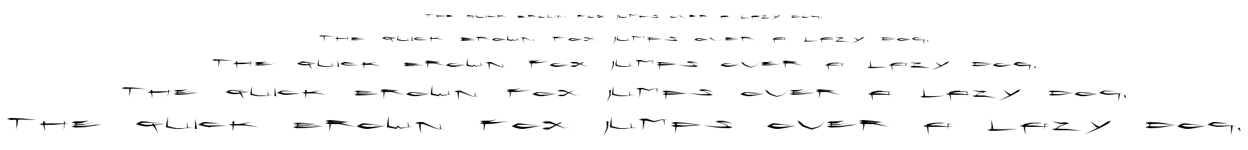 CuTTiNg LiNe font