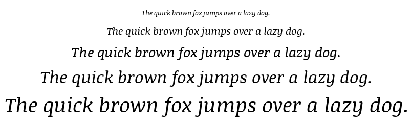 Noticia Text font