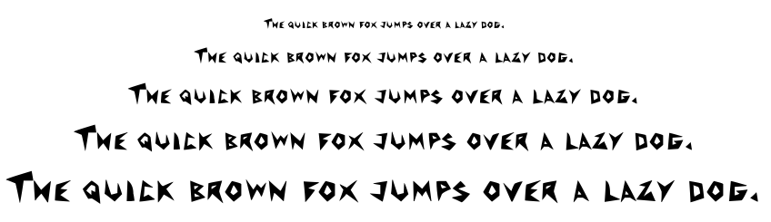 RocketFrog font